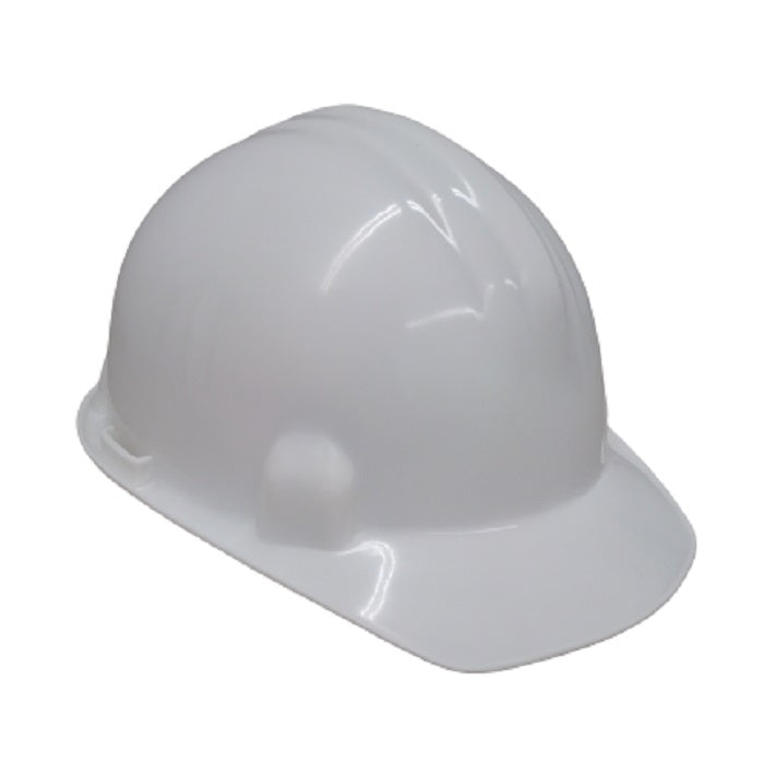 Casco Blanco con Suspension de Nylon y Tafilete Ajustable con Matraca