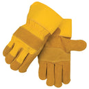 Guantes de carnaza con doble palma talla L