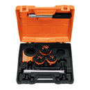 Juego de tarrajas para tubo de 1/2 a 1plg.