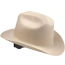 Casco sombrero beige western con suspensión de matraca.