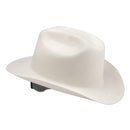 Casco sombrero blanco western con suspensión de matraca