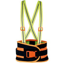Soporte Sacrolumbar de Malla Elastica con Tirantes High Visibility Reflectivos Talla S
